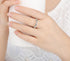 Silver Star Ring For Women Wedding 925 Sterling Silver Stackable Finger Ring Luxury Jewelry