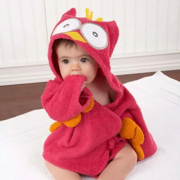 Baby Cute Mini Cartoon Bathrobes Soft Comfortable Bathrobe Warm Bath Towel For Babies Infants Beach Indoor Towel