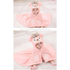 Baby Cute Princess Pink Cartoon Soft Bath Towels For Babies Unique Design Baby Hooded Bathrobe Towels For Infant And Toddler - STEVVEX Fashion - 719, baby bath towel, bathrobe, bathrobes, cartoon baby bath towel, cartoon baby bathrobe, cartoon bathrobe, classic bathrobe, comfortable bathrobe, cute baby bath towel, cute baby bathrobe, elegant bathrobe, fashion bathrobe, luxury bathrobe, short bathrobe, Short Bathrobes, soft bathrobe, stylish bathrobe - Stevvex.com