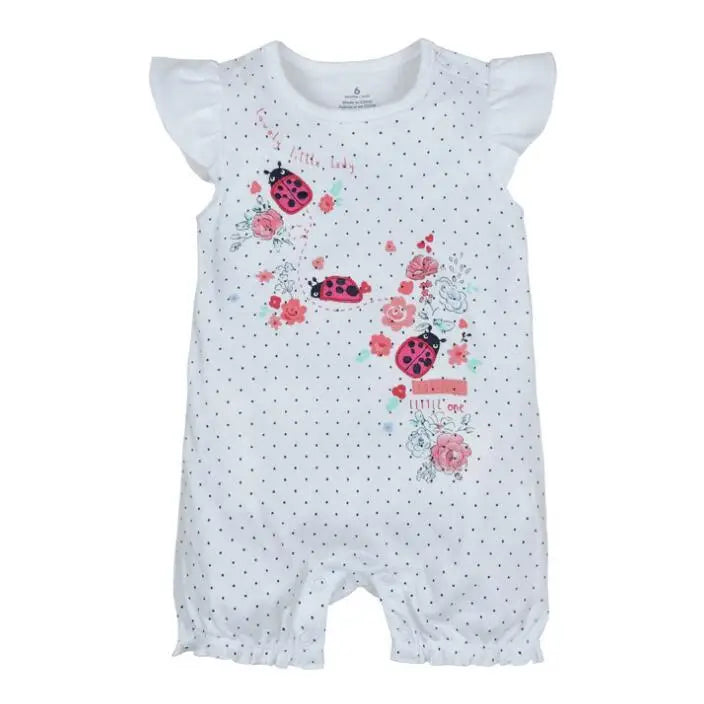 Baby Girl Clothes One-Piece Jumpsuits Baby Clothing Cotton Short Romper Infant Girl Clothes - STEVVEX Baby - baby, baby birthday gifts, baby clothes, baby clothing, baby gifts, baby girl jumpsuits, baby girl rompers, baby items, baby products, baby rompers, baby summer rompers, gifts for newborn - Stevvex.com