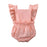 Baby Girl Ruffled Solid Color Sleeveless Backless Romper Jumpsuit Comfy Outfit Excellent Gift For Your Baby Girl - STEVVEX Baby - baby, baby birthday gifts, baby clothing, baby gifts, baby items, baby jumpsuits, baby rompers, baby styles, baby summer clothing, baby summer rompers, new parents gifts - Stevvex.com