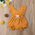 Baby Girl Ruffled Solid Color Sleeveless Backless Romper Jumpsuit Comfy Outfit Excellent Gift For Your Baby Girl - STEVVEX Baby - baby, baby birthday gifts, baby clothing, baby gifts, baby items, baby jumpsuits, baby rompers, baby styles, baby summer clothing, baby summer rompers, new parents gifts - Stevvex.com