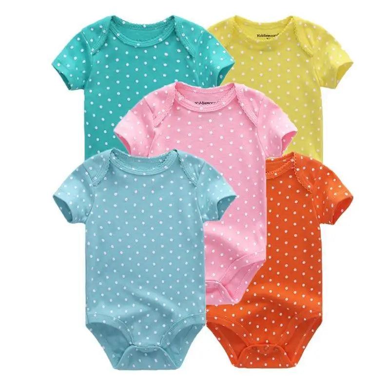 Baby Rompers Short Sleeve 100% Cotton Overalls Newborn Comfortable Clothes Super Soft Stretchable - STEVVEX Baby - baby, baby birthday gifts, baby bodysuits, baby clothing, baby gifts, baby items, baby rompers, kids bodysuit, kids bodysuits, new parents gift - Stevvex.com