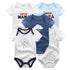 Baby Rompers Short Sleeve 100% Cotton Overalls Newborn Comfortable Clothes Super Soft Stretchable - STEVVEX Baby - baby, baby birthday gifts, baby bodysuits, baby clothing, baby gifts, baby items, baby rompers, kids bodysuit, kids bodysuits, new parents gift - Stevvex.com