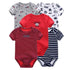 Baby Rompers Short Sleeve 100% Cotton Overalls Newborn Comfortable Clothes Super Soft Stretchable - STEVVEX Baby - baby, baby birthday gifts, baby bodysuits, baby clothing, baby gifts, baby items, baby rompers, kids bodysuit, kids bodysuits, new parents gift - Stevvex.com