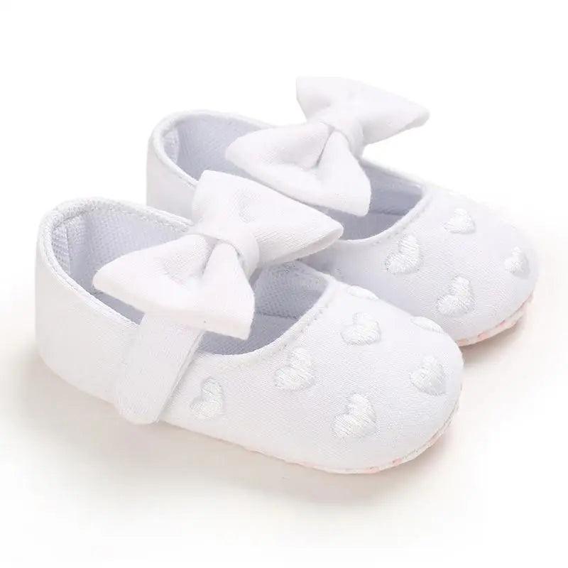 Baby Shoes Cute Bowknot Newborn Shoes Soft Bottom Anti Slip Toddler Girls Princess Shoes - STEVVEX Baby - baby, baby birthday gifts, baby fashion footwear, baby footwear, baby gifts, baby gifts for christmas, baby gifts for newborn, baby gifts for newyear, baby items, baby princess shoes, baby products, baby shoes, childern shoes, kids shoes, newborn baby shoes, toddler shoes - Stevvex.com