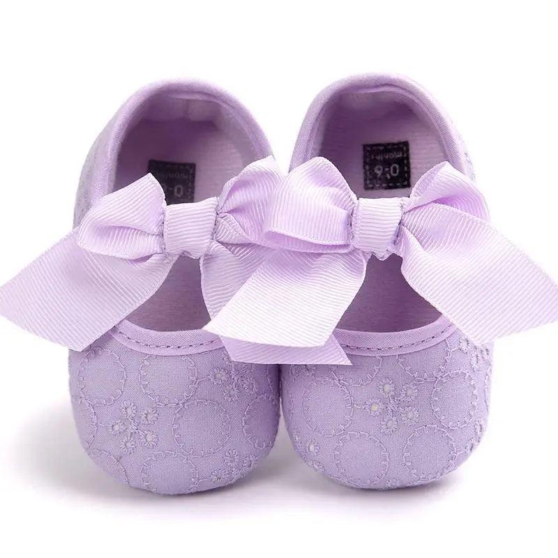 Baby Shoes Cute Bowknot Newborn Shoes Soft Bottom Anti Slip Toddler Girls Princess Shoes - STEVVEX Baby - baby, baby birthday gifts, baby fashion footwear, baby footwear, baby gifts, baby gifts for christmas, baby gifts for newborn, baby gifts for newyear, baby items, baby princess shoes, baby products, baby shoes, childern shoes, kids shoes, newborn baby shoes, toddler shoes - Stevvex.com