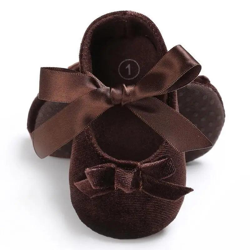 Baby Shoes Cute Bowknot Newborn Shoes Soft Bottom Anti Slip Toddler Girls Princess Shoes - STEVVEX Baby - baby, baby birthday gifts, baby fashion footwear, baby footwear, baby gifts, baby gifts for christmas, baby gifts for newborn, baby gifts for newyear, baby items, baby princess shoes, baby products, baby shoes, childern shoes, kids shoes, newborn baby shoes, toddler shoes - Stevvex.com