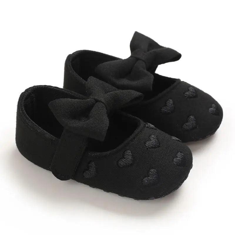 Baby Shoes Cute Bowknot Newborn Shoes Soft Bottom Anti Slip Toddler Girls Princess Shoes - STEVVEX Baby - baby, baby birthday gifts, baby fashion footwear, baby footwear, baby gifts, baby gifts for christmas, baby gifts for newborn, baby gifts for newyear, baby items, baby princess shoes, baby products, baby shoes, childern shoes, kids shoes, newborn baby shoes, toddler shoes - Stevvex.com