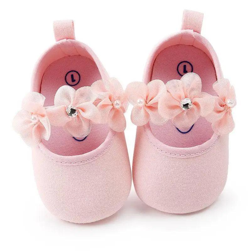 Baby Shoes Cute Bowknot Newborn Shoes Soft Bottom Anti Slip Toddler Girls Princess Shoes - STEVVEX Baby - baby, baby birthday gifts, baby fashion footwear, baby footwear, baby gifts, baby gifts for christmas, baby gifts for newborn, baby gifts for newyear, baby items, baby princess shoes, baby products, baby shoes, childern shoes, kids shoes, newborn baby shoes, toddler shoes - Stevvex.com