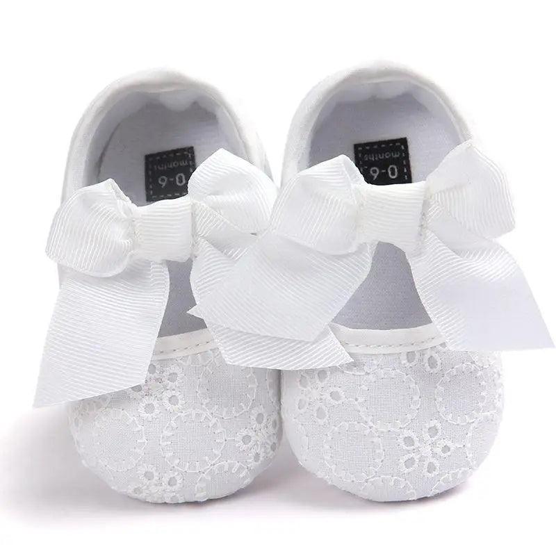 Baby Shoes Cute Bowknot Newborn Shoes Soft Bottom Anti Slip Toddler Girls Princess Shoes - STEVVEX Baby - baby, baby birthday gifts, baby fashion footwear, baby footwear, baby gifts, baby gifts for christmas, baby gifts for newborn, baby gifts for newyear, baby items, baby princess shoes, baby products, baby shoes, childern shoes, kids shoes, newborn baby shoes, toddler shoes - Stevvex.com