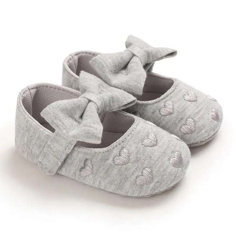 Baby Shoes Cute Bowknot Newborn Shoes Soft Bottom Anti Slip Toddler Girls Princess Shoes - STEVVEX Baby - baby, baby birthday gifts, baby fashion footwear, baby footwear, baby gifts, baby gifts for christmas, baby gifts for newborn, baby gifts for newyear, baby items, baby princess shoes, baby products, baby shoes, childern shoes, kids shoes, newborn baby shoes, toddler shoes - Stevvex.com