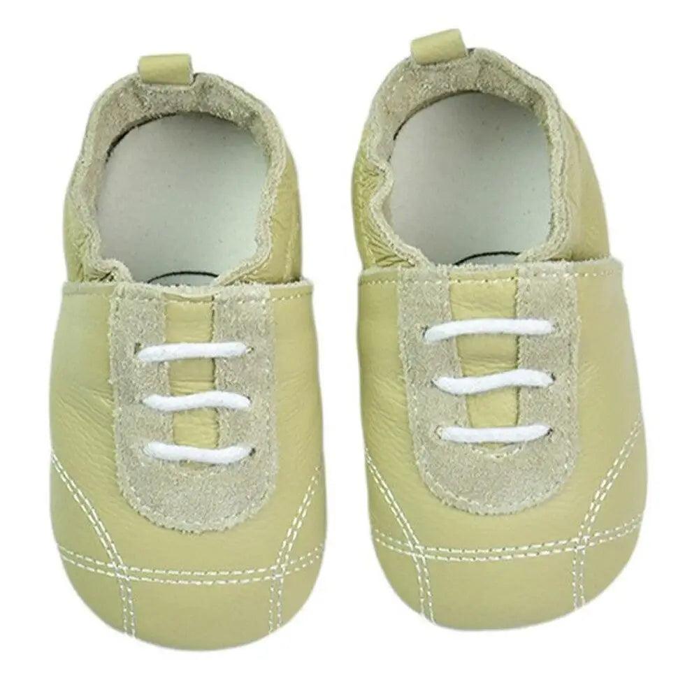 Baby Shoes Leather Newborn Booties For Babies Baby Infant Toddler Moccasins Shoes - STEVVEX Baby - baby, baby birthday gifts, baby boys shoes, baby casual shoes, baby christmas gifts, baby girl shoes, baby items, baby leather shoes, baby newyear gifts, baby products, baby unisex shoes, childern shoes, kids shoes, newborn baby shoes, toddler shoes - Stevvex.com