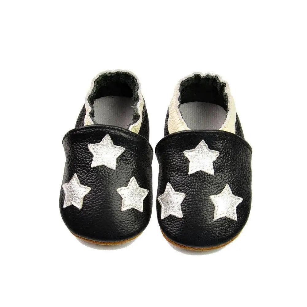 Baby Shoes Leather Newborn Booties For Babies Baby Infant Toddler Moccasins Shoes - STEVVEX Baby - baby, baby birthday gifts, baby boys shoes, baby casual shoes, baby christmas gifts, baby girl shoes, baby items, baby leather shoes, baby newyear gifts, baby products, baby unisex shoes, childern shoes, kids shoes, newborn baby shoes, toddler shoes - Stevvex.com