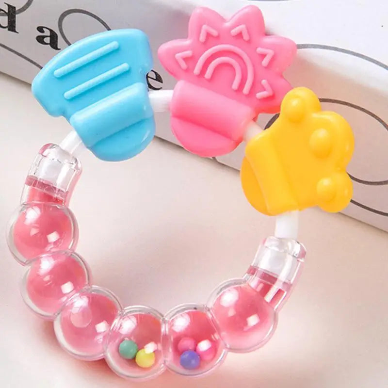 Baby Teether Toys Toddle Safe Banana Teething Ring Silicone Chew Dental Care Toothbrush Nursing Beads Gift For Infant - STEVVEX Baby - baby care, baby dental care, baby dental care product, baby gifts, baby items, baby products, baby teether, baby teething, gifts for new born, gifts for new parents, silicon teether, teether - Stevvex.com