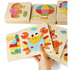 Baby Wooden Puzzle Toys for Toddlers Developing Educational Kids Toys For Children Game Cartoon Animal Gift 3 Years - STEVVEX Baby - animals, baby, baby education, brain teasers, educational toys, fun, gifts for kids, indoor games, intellectual, toddlers, wooden puzle - Stevvex.com