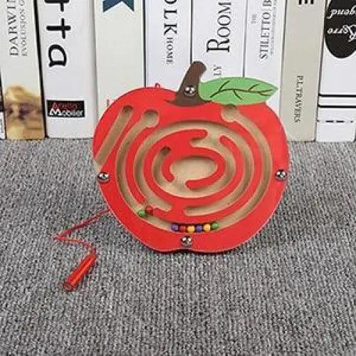 Baby Wooden Toy for Children Magnetic Maze Balance Board Wood game , Maze Puzzle baby Toys 0-12Months - STEVVEX Baby - baby, birthday gifts, brain teasers, christmas gifts, educational toys for kids, learning toys, Montessori Toys, new year gift, toys, wooden toys - Stevvex.com