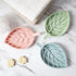 Bathroom Accessories Dish Plate Case Home Shower Leaf Shape Holder Container Soap Box Plastic Soap Box Dispenser Soap