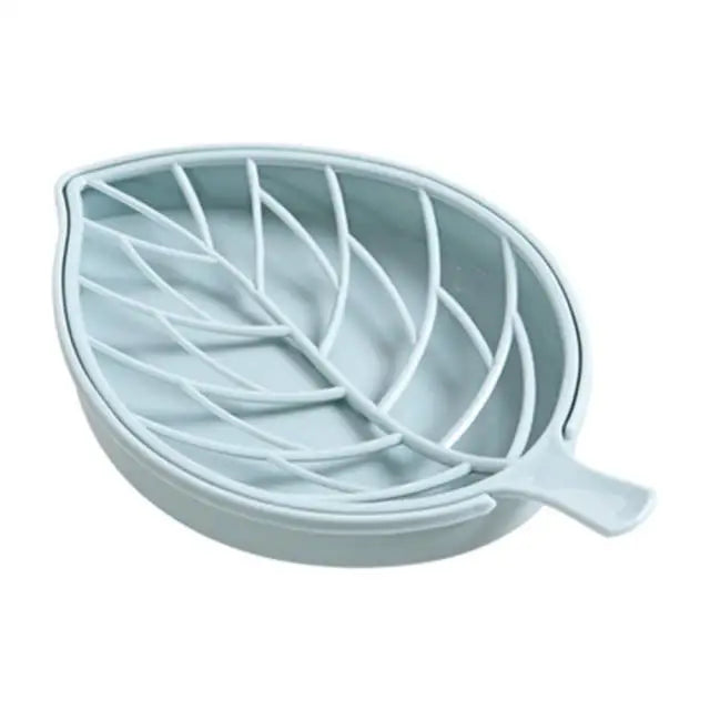 Bathroom Accessories Dish Plate Case Home Shower Leaf Shape Holder Container Soap Box Plastic Soap Box Dispenser Soap