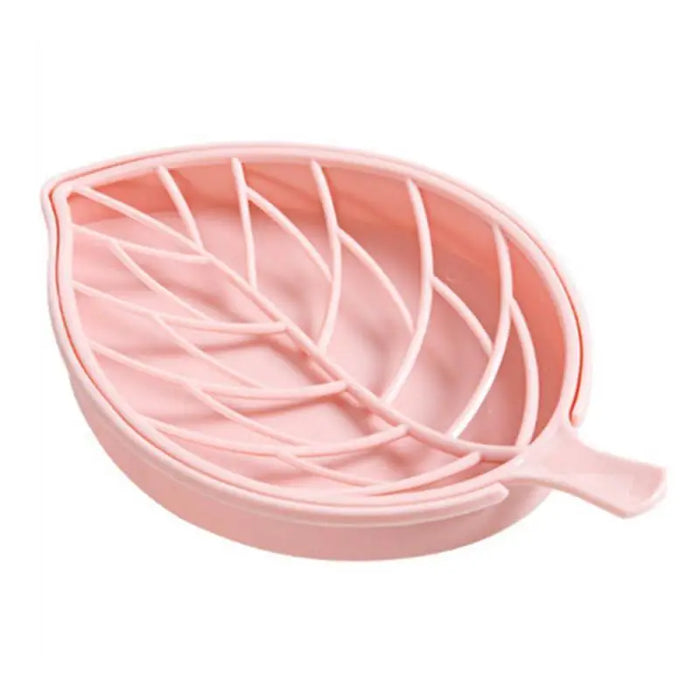 Bathroom Accessories Dish Plate Case Home Shower Leaf Shape Holder Container Soap Box Plastic Soap Box Dispenser Soap