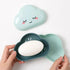 Bathroom Soap Dish Box Cute Cartoon Clouds Soap Holder Home Shower Travel Container Soap Tray Drainer Box Bathroom