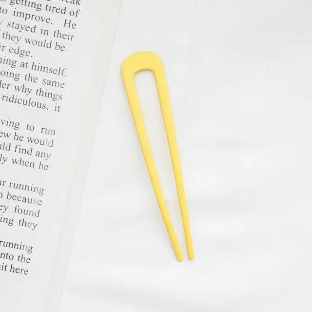 Beautiful Fashion U Shaped Simple Design Hair Pin Vintage Metal Hair Pin Fork Sticks Hair Retro Style Hair Clips