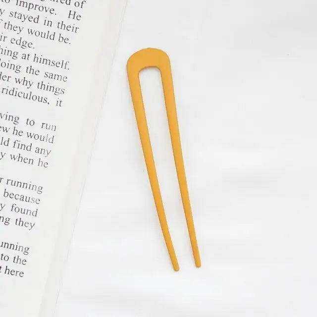 Beautiful Fashion U Shaped Simple Design Hair Pin Vintage Metal Hair Pin Fork Sticks Hair Retro Style Hair Clips