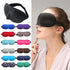 Black 3D Sleep Natural Sleeping Mask Eye Adjustable Strap Eye Mask Cover Portable Travel Blindfold Comfortable Mask