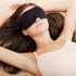 Black 3D Sleep Natural Sleeping Mask Eye Adjustable Strap Eye Mask Cover Portable Travel Blindfold Comfortable Mask