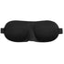 Black 3D Sleep Natural Sleeping Mask Eye Adjustable Strap Eye Mask Cover Portable Travel Blindfold Comfortable Mask