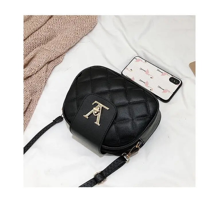 Black Beauty Women’s Shoulder Crossbody Bag For Females Fashionable Handbag PU Famous Designer Clutch - ALU93100ZYX