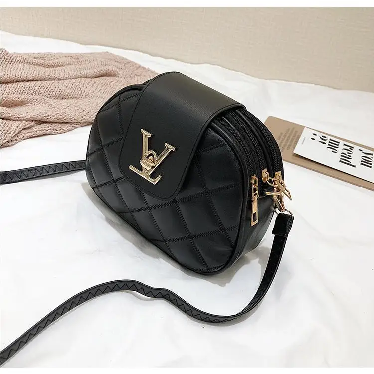 Black Beauty Women’s Shoulder Crossbody Bag For Females Fashionable Handbag PU Famous Designer Clutch - ALU93100ZYX