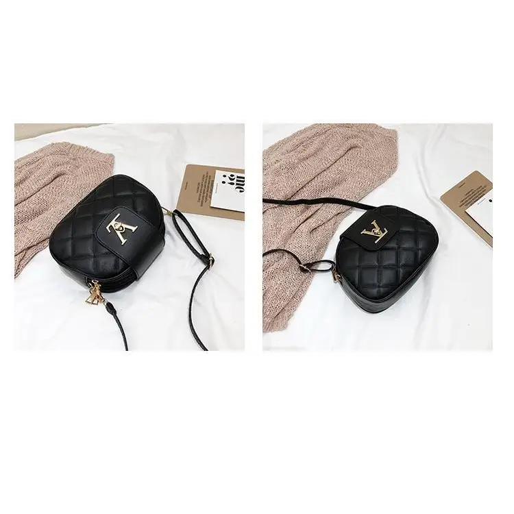 Black Beauty Women’s Shoulder Crossbody Bag For Females Fashionable Handbag PU Famous Designer Clutch - ALU93100ZYX