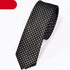 Black Business Dots Printed Polyester Men Necktie Slim Tie Formal Skinny Elegant Office Necktie For Men - 2