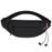 Black Crossbody Fanny Pack Simple Design Belt Bag Canvas Hands Free Travel Bag Sports Workout Durable Lightweight Fanny