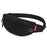 Black Crossbody Fanny Pack Simple Design Belt Bag Canvas Hands Free Travel Bag Sports Workout Durable Lightweight Fanny