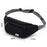 Black Crossbody Fanny Pack Simple Design Belt Bag Canvas Hands Free Travel Bag Sports Workout Durable Lightweight Fanny