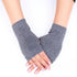 Black Elastic Fingerless Gloves Winter Warm One Size Lightweight Gloves For Women Retro Simple Color Soft Gloves For Men And Women - STEVVEX Fashion - 717, arm fingerless gloves, black gloves, cashmere gloves, classic gloves, comfortable gloves, fashion gloves, Fingerless Gloves, gloves for winter, gloves for women, knitted gloves, mittens, soft gloves, soft mittens, solid color gloves, stylish gloves, vintage gloves, warm gloves, winter gloves, women gloves - Stevvex.com