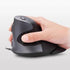 Black Ergonomic Design Vertical Mouse Adjustable DPI Optical Right Hand Mouse Reduce Wrist Pain 6 Buttons Modern Mouse