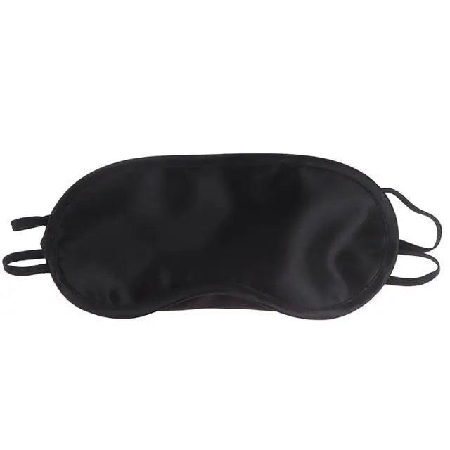 Black Lightweight Sleeping Travel Eye Mask Nap Sleep Eye Patch Comfortable Elegant Sleep Eye Mask Design Blindfold - 4