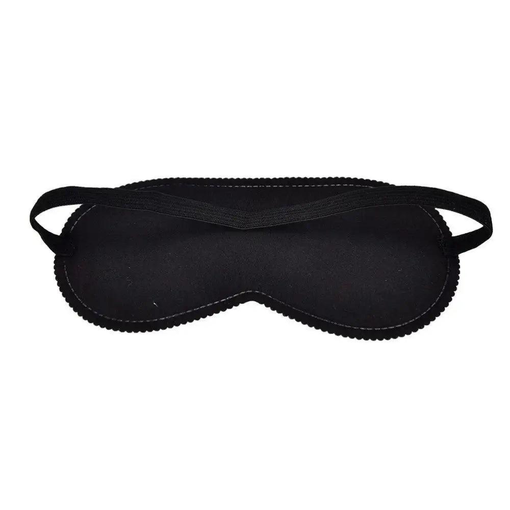 Black Lightweight Sleeping Travel Eye Mask Nap Sleep Eye Patch Comfortable Elegant Sleep Eye Mask Design Blindfold