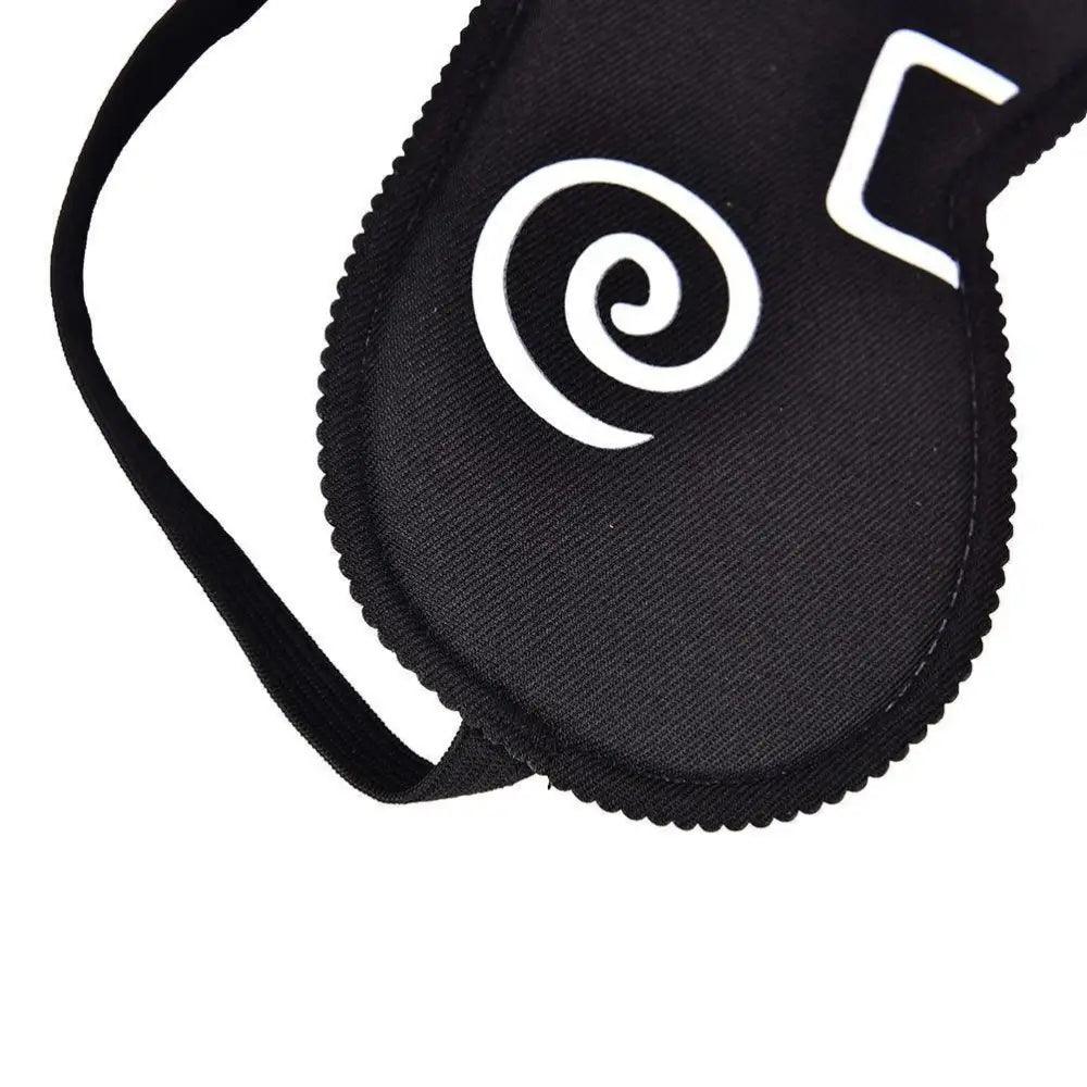 Black Lightweight Sleeping Travel Eye Mask Nap Sleep Eye Patch Comfortable Elegant Sleep Eye Mask Design Blindfold