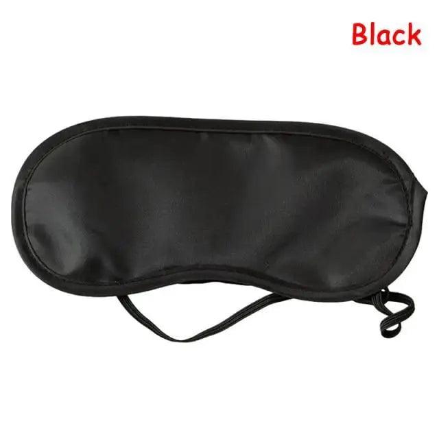 Black Lightweight Sleeping Travel Eye Mask Nap Sleep Eye Patch Comfortable Elegant Sleep Eye Mask Design Blindfold - 6