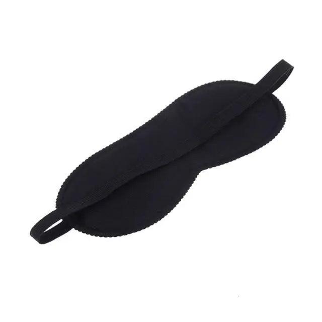 Black Lightweight Sleeping Travel Eye Mask Nap Sleep Eye Patch Comfortable Elegant Sleep Eye Mask Design Blindfold - 2