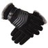 Black Men Leather Touchscreen Gloves Winter Retro Driving Comfortable Warm Gloves Elegant Design Men Fashion Outdoor Gloves Cold Weather Gloves For Cycling & Driving - STEVVEX Fashion - 717, brown gloves, brown leather gloves, classic gloves, comfortable gloves, driving gloves, glove, gloves, gloves for girls, gloves for men, gloves for winter, leather gloves, mens gloves, thick gloves, trendy gloves, warm gloves, windproof gloves, winter gloves - Stevvex.com