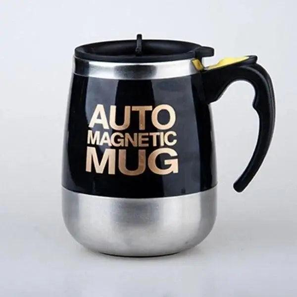 Black Smart Lazy Automatic Stainless Steel Self Stirring Magnetic Mug Creative Coffee Mixing Cup Automatic Self Mixing & Spinning Cup Cute Christmas Birthday Gift Idea For Men And Women - STEVVEX Gadgets - 730, Automatic mug, Automatic Stainless Steel Mug, black mug, durable mug, lazy mug, Mixing Cup, Modern mug, mug, mugs, pink mug, self mixing mug, Self Stirring Mug, Stainless Steel Mug, white mug, yellow mug - Stevvex.com