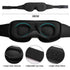 Black Soft Padded Sleeping Mask For Eyes Lightweight Blindfold Night Mask Modern Adjustable Super Smooth Eye Patch