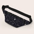 Black Starry Night Printed Fashion Fanny Pack Bum Bag For Daily Use Travel Stylish Belt Bag Waist Bag For Sports