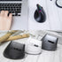 Black Wireless Ergonomic Mouse Vertical 1600 DPI Button Gaming Mouse RGB Optical USB Mice For PC And Laptop 2.4Ghz