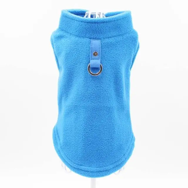 2021 Blank Dog Vest Soft Fleece Clothes For Small Dogs Solid Candy Color Dog T Shirt With Dog Harness Leash - Treko - 2021 trends, automatic leash, birthday gifts, casual leash, cat leash, color leash, colorful leash, cute cat leash, cute cate leash, cute dog leash, dogs birthday leash, fashion 2021, fashion leash, leash, leash 2021, leash for every dog, new trend 2021, nylon leash, stylish dog leash, summer leash, trends 2021, trendy leash- Stevvex.com